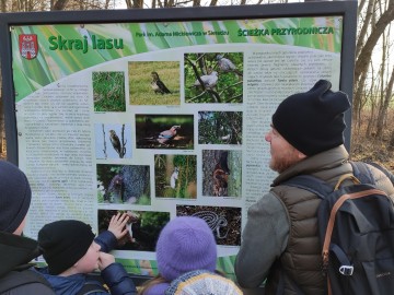 Spacer po Sieradzu w ramach Zimowego Ptakoliczenia 2025, 